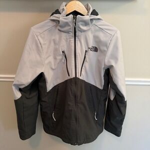 The North Face Mens Primaloft Insulated Hooded Softshell Jacket Grey Small S/P